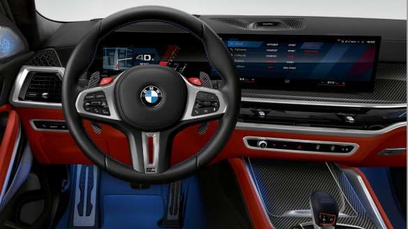 BMW X6 M Competition F96 2023 M spezifisches Instrumentendisplay